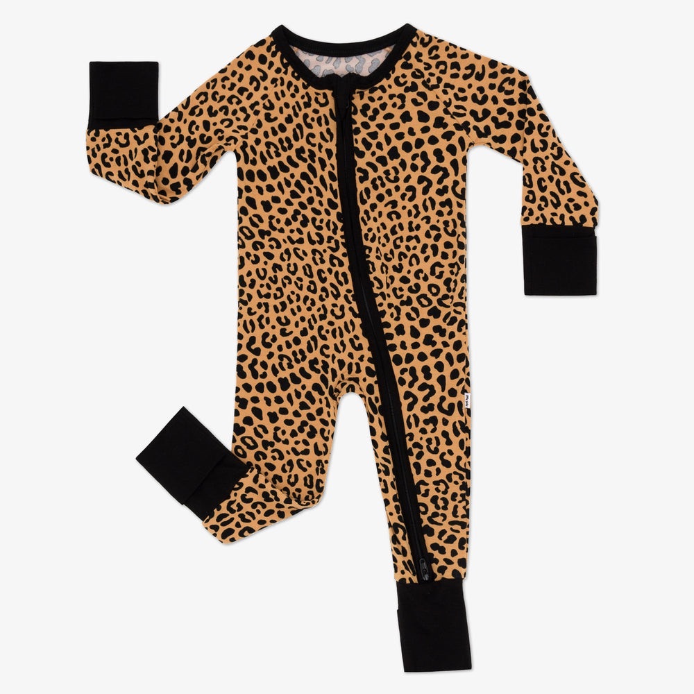 Little Sleepies Classic Leopard Zippy Pajamas